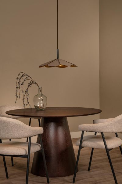 Lucide BLOMSTER - Pendant light - Ø 47 cm - LED Dim. - 1x9W 3000K - Taupe